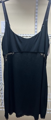 UNDERCOVER Abito donna Victoria’s Secret cinturino regolabile nero slip a costine taglia X Large nuovo