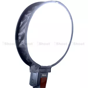 Easy-fold Round Mini Flash Softbox Diffuser Reflector for Nikon Sigma Speedlight - Picture 1 of 7