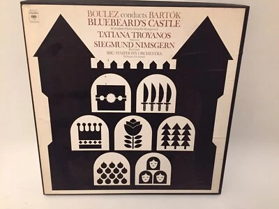 Boulez Conducts Bartok Bluebeard’s Castle Complete Opera Sung In Hungarian LP  - Image 1 of 3