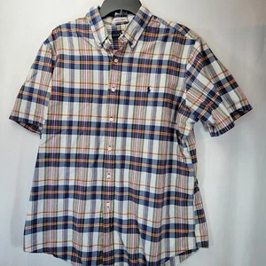 Polo Ralph Lauren Madras Checked Cotton Shirt Bleeding Madras Size XL - Picture 1 of 5