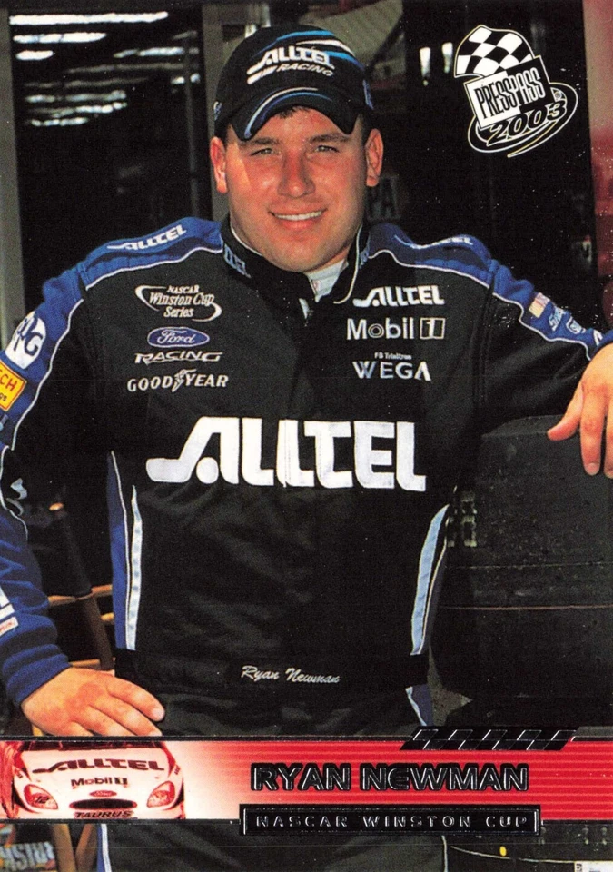2003 Press Pass #23 RYAN NEWMAN Alltel Ford Penske Rookie NASCAR Winston Cup - Image 1 of 2