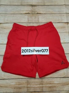 Size Large Nike Men's Air Jordan Essentials Fleece Shorts Red DA9826-687 NEW - Picture 1 of 8