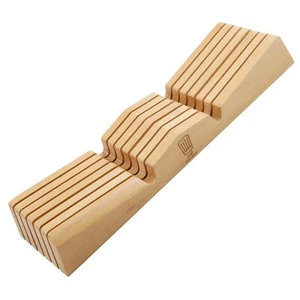 Chefkoch Schubladeneinsatz Messerblock FAIR aus hochwertiger Buche - Bild 1 von 6