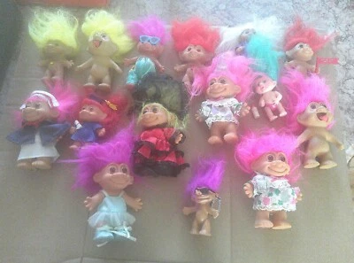 Vintage Russ etc. Troll Doll Lot Of 15 Nurse, Birthday, Special, Street Kids - Image 1 of 4
