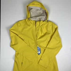 Chaqueta de lluvia impermeable Free Country para mujer amarilla mediana - Imagen 1 de 15