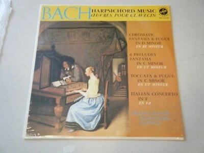 BACH HARPSICHORD MUSIC    HELMA ELSNER VOX STPL 510.770 STEREO LP UNOPENED - Image 1 of 4