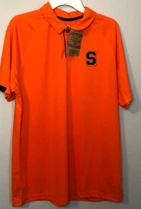NWT Rivalry Threads 91 Syracuse Orange Mens Short Sleeve Pullover Polo Size L - Picture 1 of 6