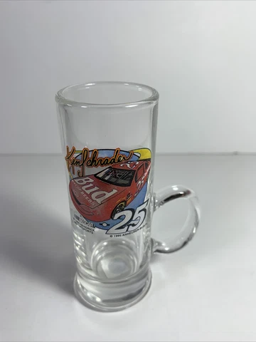 NASCAR #25 Ken Schrader Shot Glass Budweiser Cover