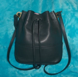 Zac Posen Eartha Umhängetasche schwarz Leder Bucket - Kordelzug - Bild 1 von 19