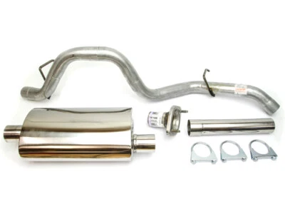 Sportauspuff 2.5-L. Edelstahl Topf mit Endrohr Auspuff Jeep Wrangler TJ 00-02 - Bild 1 von 4