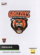 LED player cards * team set Grizzlys Wolfsburg * 2018-19 season * 18-19