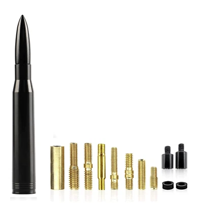 50 Cal Bullet Antenna for Ford F150 Chevy Silverado GMC Sierra Dodge RAM Truck - Image 1 of 4