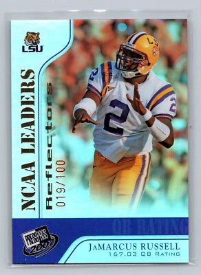2007 Press Pass #52 JaMarcus Russell Reflectors #/500 - Image 1 of 2