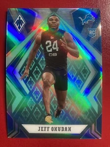 2020 Panini Phoenix - Rookies Teal #143 Jeff Okudah /175 (RC) - Picture 1 of 3