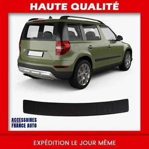 PROTECTION DE PARE-CHOCS ARRIÈRE NOIRE ABS POUR SKODA YETI 2 (2013-2016) - Imagen 1 de 7