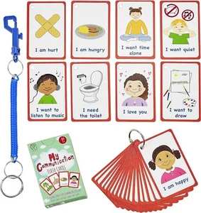 Special Needs My Communication Cards 27 PECS Flashcards For SEN, Special Ed - Picture 1 of 8