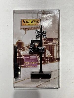 MTH O #140 Banjo Signal Item #30-1093 Black Base W/ White Lettering  - Image 1 of 3