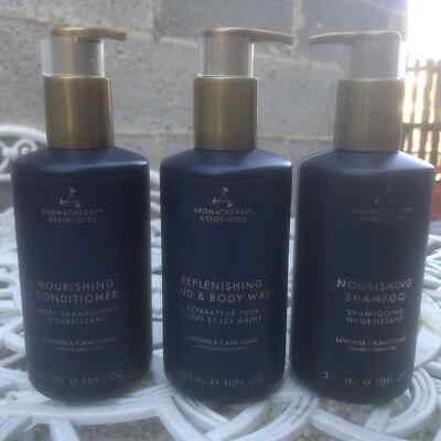 Aromatherapy Associates Set Of 3 Shampoo/conditioner/body Wash 300ml