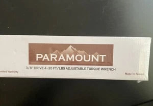 Paramount 3/8 Zoll Antrieb Mikrometer Drehmomentschlüssel 4 bis 20 Fuß/Pfund - Bild 1 von 6