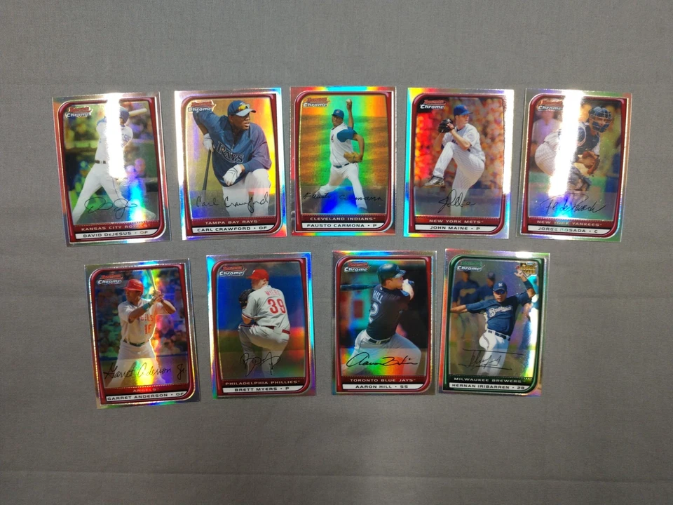 2008 Bowman Chrome Baseball Refractors - - - Pick A Card - - - - Image 1 of 1