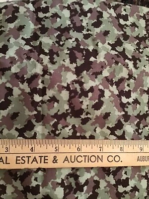 SPRINGS 2019 CAMO COTTON FABRIC 1 YARD 22” LONG X 43” - Image 1 of 2