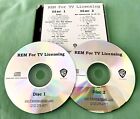 r.e.m. PROMO DOUBLE CD R.E.M. for TV Licensing