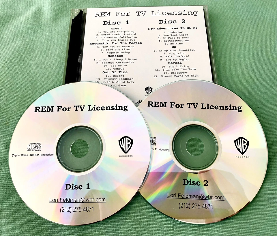R.E.M. ** PROMO DOPPELCD ** R.E.M. Für TV-Lizenzierung - Bild 1 von 1