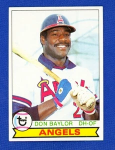 Lotto 2 carte Don Baylor California Angels - Foto 1 di 4