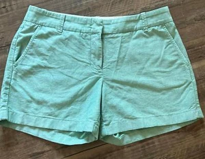 J.Crew Women's Aqua Chino Shorts Size 8 - Picture 1 of 5