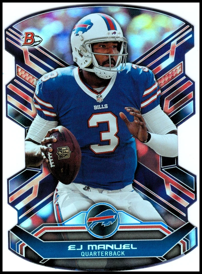 2014 Bowman Die Cut #11 EJ Manuel - FB - Image 1 of 2