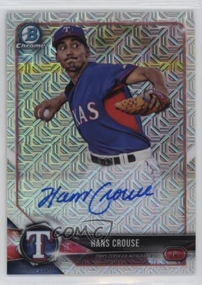 2018 Bowman Mega Box Chrome Mojo Refractor Auto Hans Crouse #BMA-HC Auto - Image 1 of 2