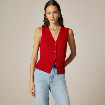 Nuevo con etiquetas Suéter J Crew Mezcla de Seda Cachemira Talla XS Foto 1 de 4