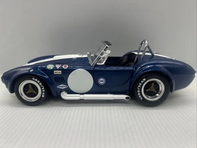 1/18 Kyosho 1965 Shelby Cobra 427 S/C 蓝色/白色 jm 08048SBL 罕见! 无盒 — 第 1/4 张图片