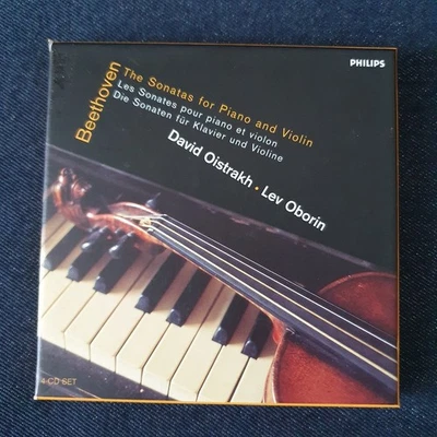 Beethoven: Sonatas for Piano & Violin - Oistrakh & Oborin, 4 CD, Philips, 2001 - Image 1 of 4