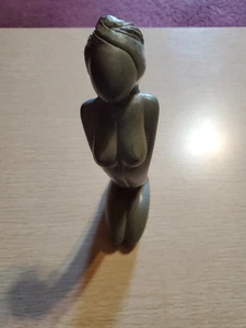 Hand-Carved Sculpture – Abstract Female Nude - Picture 1 of 7