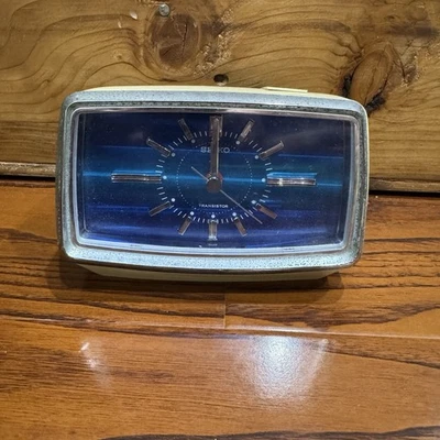 Vintage Japan Alarm Clock Seiko Transistor Working untested - Image 1 of 4