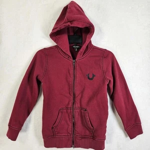 True Religion Hoodie Kinder Large Full-Zip Langarm Taschen rot - Bild 1 von 10