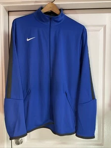 Nike Blue Full-Zip Training Polyester Jacket~Athletic~Size L~835571-466-NWOT - Picture 1 of 13