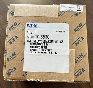 Nuevo Eaton 10-6530-4KIT Relé de Sobrecarga 180mm Tamaño 4 - Caja Sellada - Imagen 1 de 1