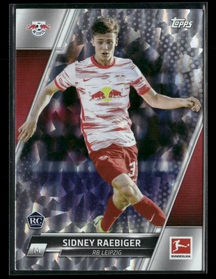 2021-22 Topps Bundesliga #111 Sidney Raebiger Speckle Foil Foto 1 de 2
