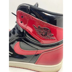 Air Jordan Retro 1 High OG 'Patent Bred" 11.5 Uomo VEDI DESCRIZIONE - Foto 1 di 13