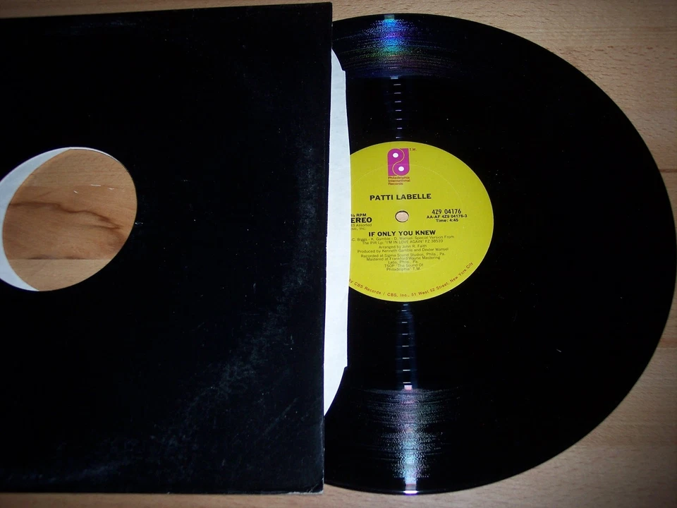 NM 1983 Patti LaBelle If Only You Knew / I'll Never 12" Maxi Single LP Album Foto 1 de 1