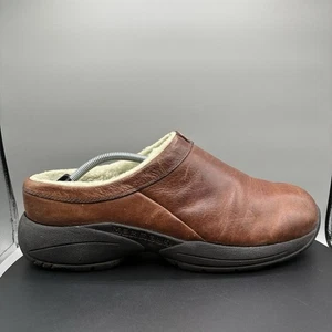 Merrell Primo Chill Clogs Men’s 12 Bug Brown Leather Slip On - Picture 1 of 9