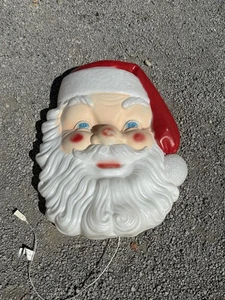 Raro stampo per soffiaggio testa di Babbo Natale Impero 36" vintage - Foto 1 di 9