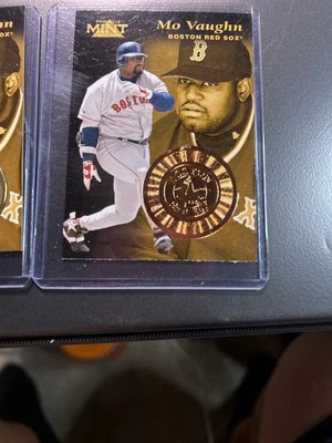 Mo Vaughn Pinnacle 1997 como nuevo 5 de 30 tarjetas y monedas. 2 cartas 2 monedas  Foto 1 de 4
