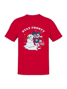 Officially Licensed Slush Puppie Frosty Snowman Men's T-shirt - Picture 1 of 9