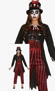 Halloween Kostüme Voodoo Damen Party Verkleidung gruselige Maske Zauberer Erwachsene - Bild 1 von 9