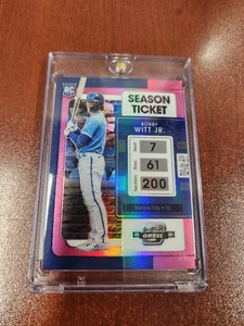 2022 Panini Chronicles - Contenders Optic Bobby Witt Jr. #19 Pink Prizm /50 (RC) - Picture 1 of 2