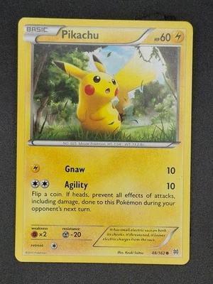 Pikachu, 48/162, Breakthrough, Common, NM/LP - Image 1 of 2