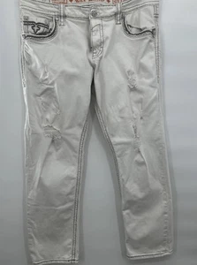 Rock Revival Priam Alt Straight Leg Jeans Size 42x32 RP2073A202 - Picture 1 of 21